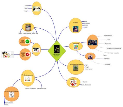 Projeto De Vida Mapa Mental Braincp