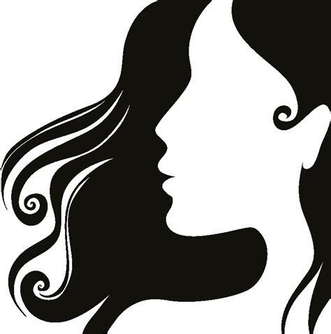 Female Head Silhouette Vector At Vectorified Collection Of Female