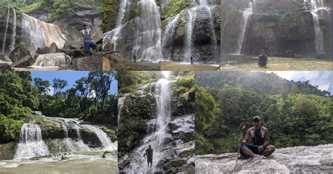 Hidden waterfalls in Bangladesh.