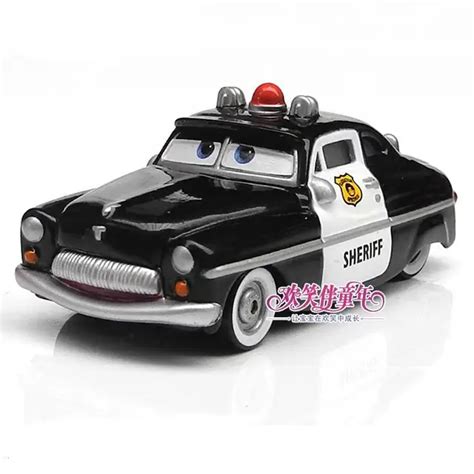 100% original!!! 1:55 Pixar Cars diecast toy sheriff free shipping-in ...