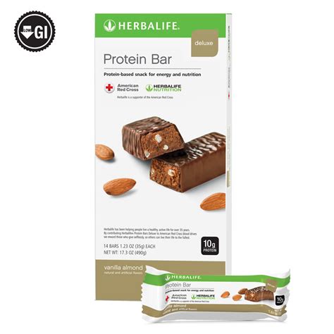 Protein Bar Deluxe Vanilla Almond Herbalife Nutrition Us