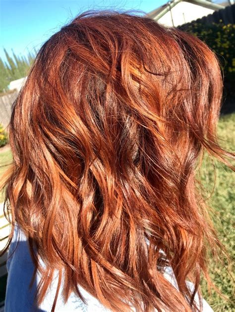 Gorgeous Auburn Hair With A Rich Copper Balayage In Auburn Hair