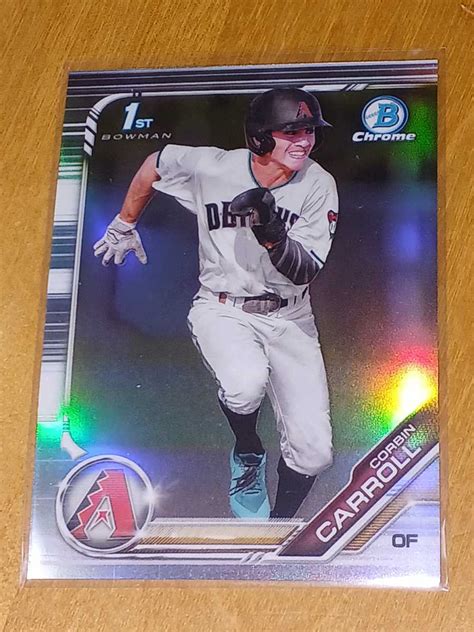 Bowman Chrome Draft Bdc Corbin Carroll St Bowman Refractor