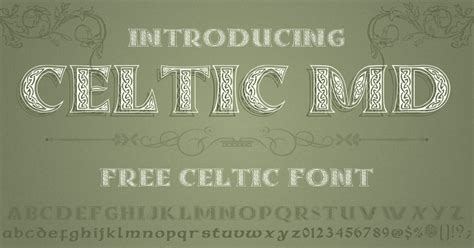 Free Celtic Font – MasterBundles