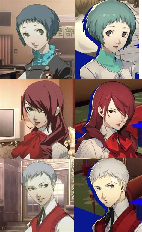 Persona 3 Vs Persona 3 Reload Sprite Comparison Rpersona