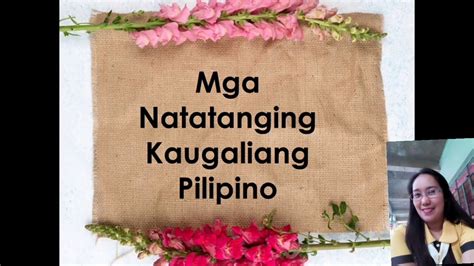 Halimbawa Ng Tradisyon Ng Mga Sinaunang Pilipino