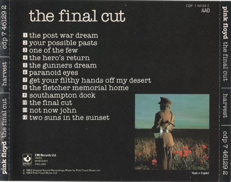 the final cut pink floyd 11