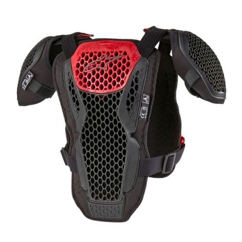 Peto Alpinestars Bionic Action Youth Negro Rojo Universo Moto