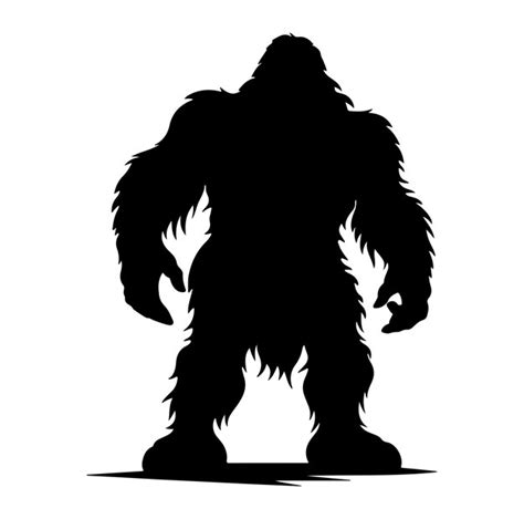 Premium Vector Bigfoot Silhouette T Shirt Design Vector Illustration