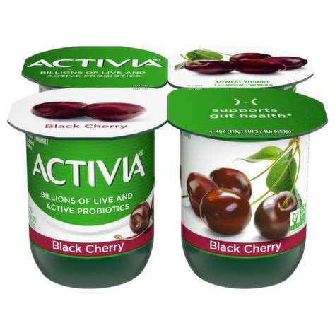 Activia Yogurt Lowfat Black Cherry