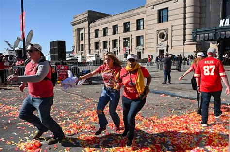 Dead At Least Others Injured By Gunfire At Chiefs Super Bowl