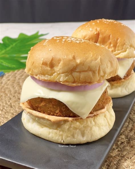 Aloo Tikki Burger Recipe Tempting Treat