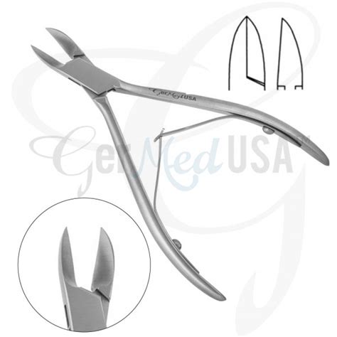 Nail Nipper Straight Jaws Narrow Double Spring Germedusa