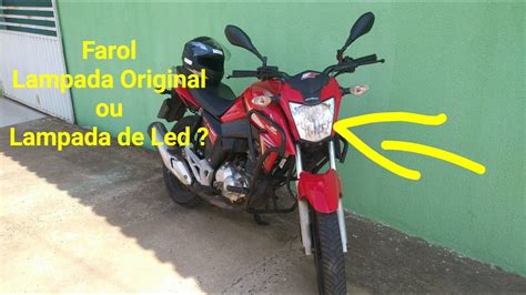 Farol De Led Ou Farol Halogeno Qual Devo Usar Na Titan 160 YouTube