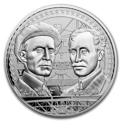 Niue 2 NZD Icons Of Inspiration Wright Brothers 2022 1 Oz Silber PP