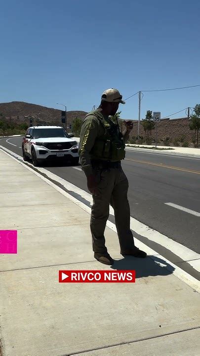 Deputy Walker From The Riverside Sheriff S Office Telling Cal Fire Pio She Had To Move Her