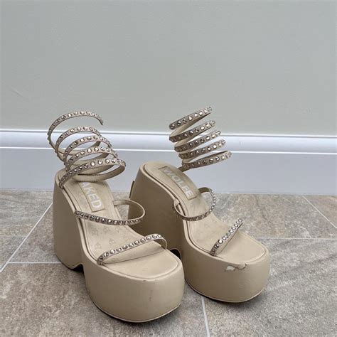Naked Wolfe Mercy Wedge Heels Rrp Good Depop