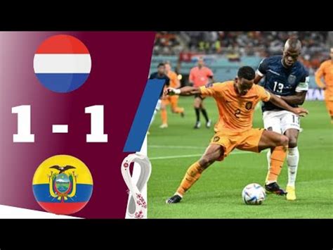 Equateur Vs Pays Bas 1 1 L Equateur Arrache Le Nul Face Aux Pays