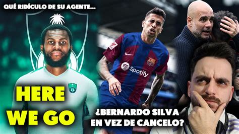 CONFIRMADO KESSIÉ FICHA por el AL AHLI GUARDIOLA sobre BERNARDO