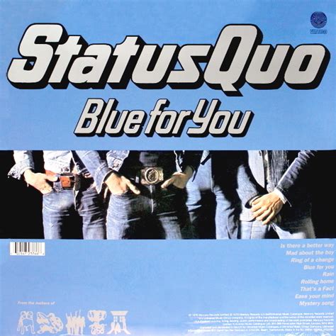 Виниловая пластинка Blue For You Status Quo купить в интернет