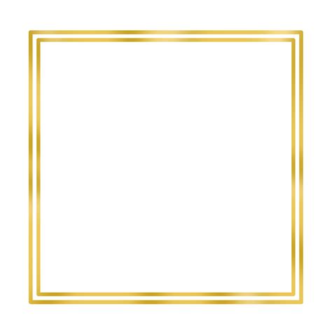 Elegant Golden Frame Png