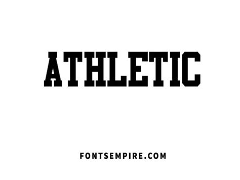 Athletic Font Free Download - Fonts Empire