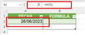 Función HOY en Excel Excel Para Todos