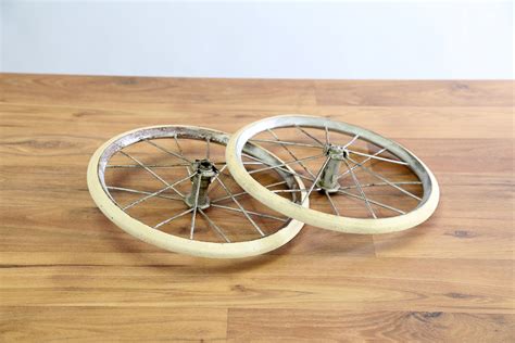 Vintage Baby Carriage Replacement Wheels, Pram Wheel, Perambulator ...