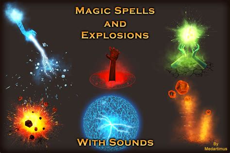 Magic Spells And Explosions Vfx Particles Unity Asset Store Sponsored