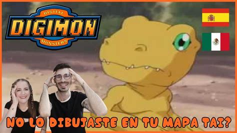 ESPAÑOLES REACCIONAN A DOBLAJE LATINO VS ESPAÑOL DE DIGIMON NO LO