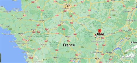 ou se situe dijon sur la carte de france une analyse geographique