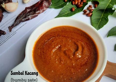 Resep Sambal Kacang Bumbu Sate Oleh Melda Yanti Cookpad