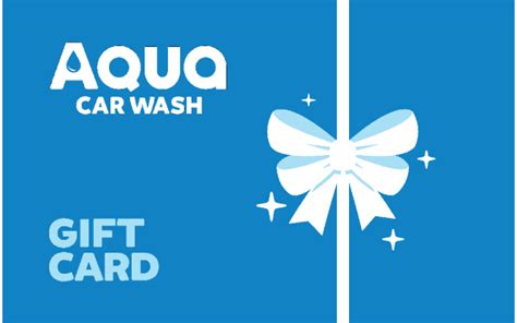 Order Aqua Car Wash EGift Cards