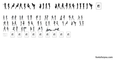 Darrians Sexy Silhouettes 3 Font Download For Free Online