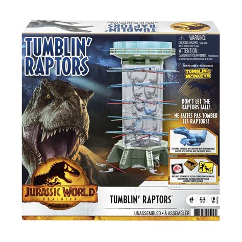 Tumblin Raptors Juego De Mesa Jurassic World Soriana