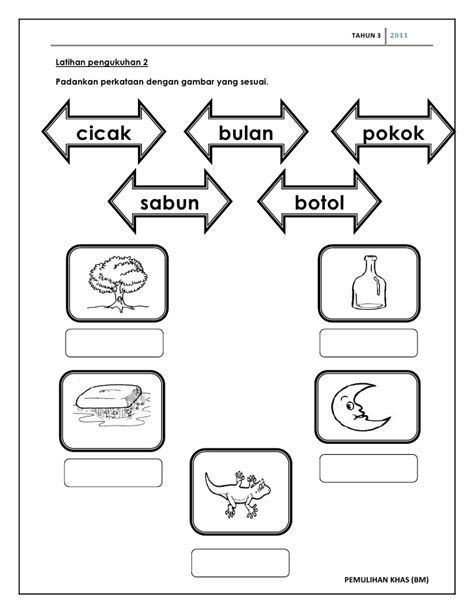 Lembaran Kerja Latihan Menulis Suku Kata Prasekolah Preschool Writing