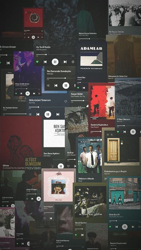 Spotify Albumcovers Müzik Posterleri Poster Tasarımları Dokunma Duvarı