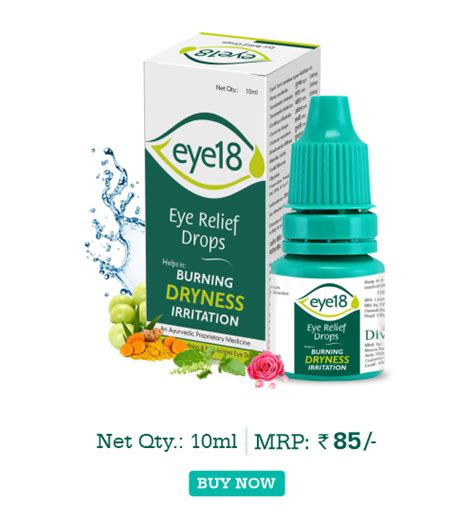 Eye18 Ayurvedic Drops Provides Eye Care Naturally