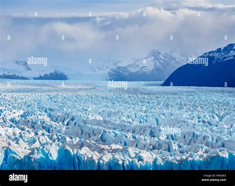 Perito Moreno Glacier, elevated view, Los Glaciares National Park, Santa Cruz Province ...