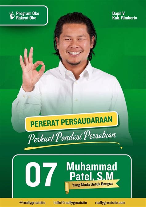 Template Desain Poster Banner Kampanye Partai Dan Caleg Poster