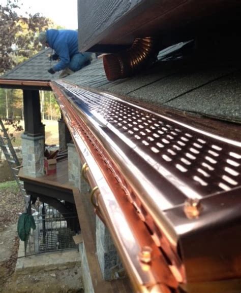 Copper Roofing Accents Fairfield Ct Georges Seamless Gutters