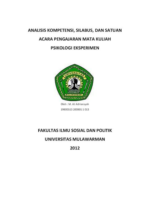 PDF ANALISIS KOMPETENSI SILABUS DAN SATUAN ACARA 1 Prosedur