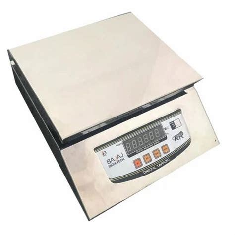 Digital White Stainless Steel Table Top Scales For Business Capacity