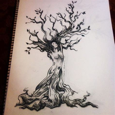 Dolce Guevara Sketching The Tree Of Life Goddess Tree Tattoo Tree