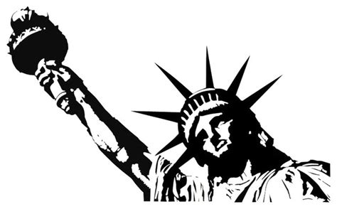 Statue Of Liberty Vinyl Wall Decal Contemporary Wall Decals By