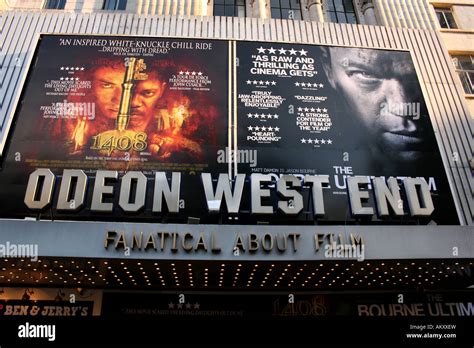 Odeon Cinema London West End Leicester Square Stock Photo Alamy
