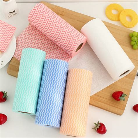 Roll Multipurpose Reusable Washable Disposable Kitchen Towel Non