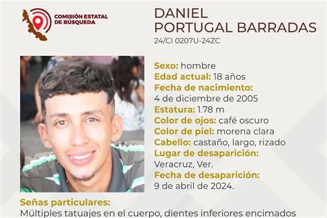 Desaparece el joven Daniel Portugal Barradas, en la ciudad de Veracruz ...