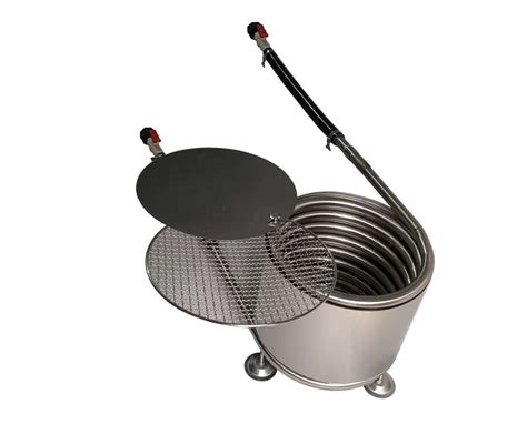 Wood Fired Hot Tub Coil With Connecting Hose For Sale