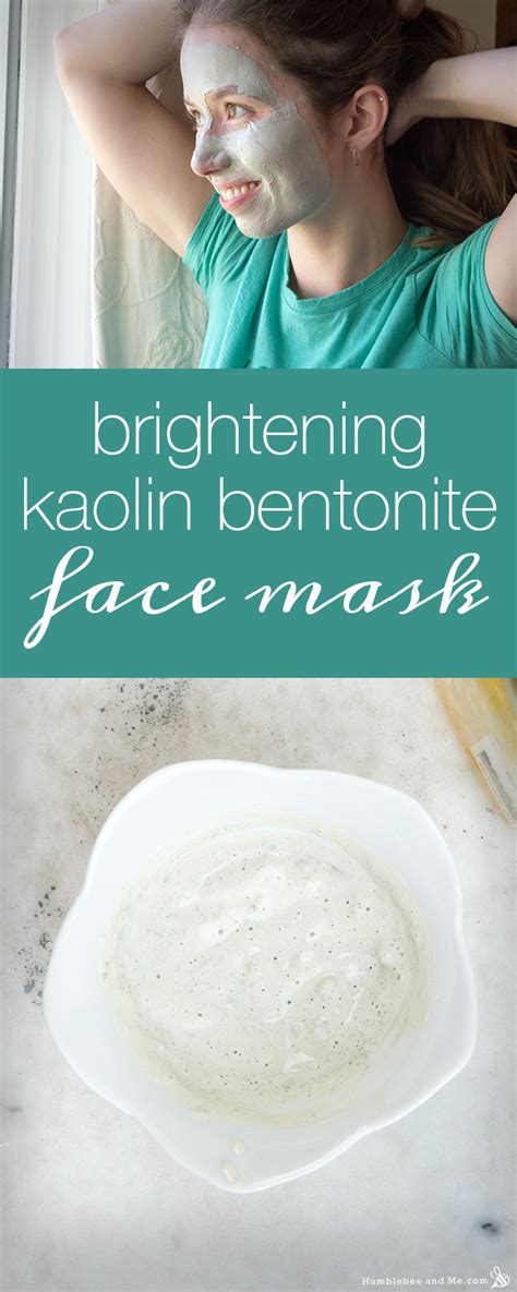 Brightening Kaolin Bentonite Face Mask Humblebee And Me